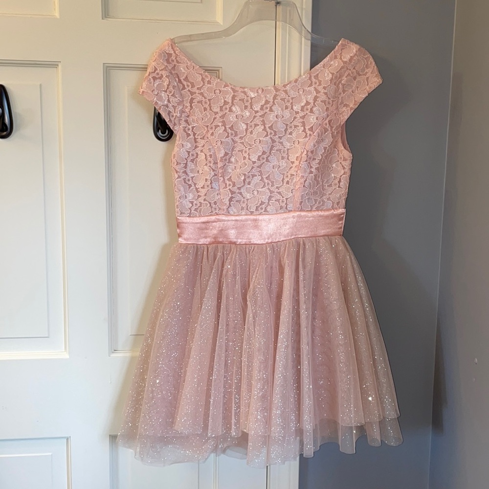 Beautiful Pink Semi Formal Dress- Size 3